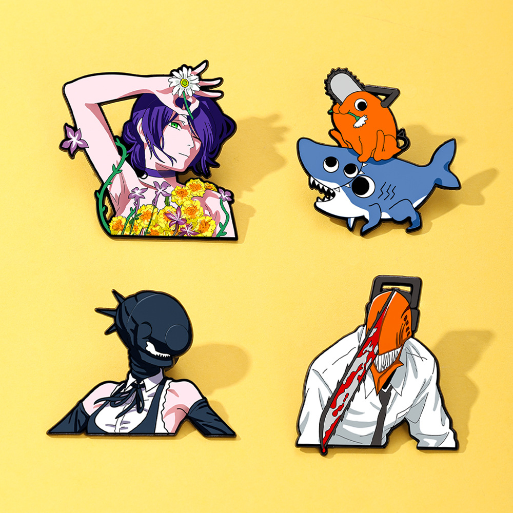 4pcs Animal Manga Characters E - Men'S Accessories Jewelry Sale ulasan dan harga