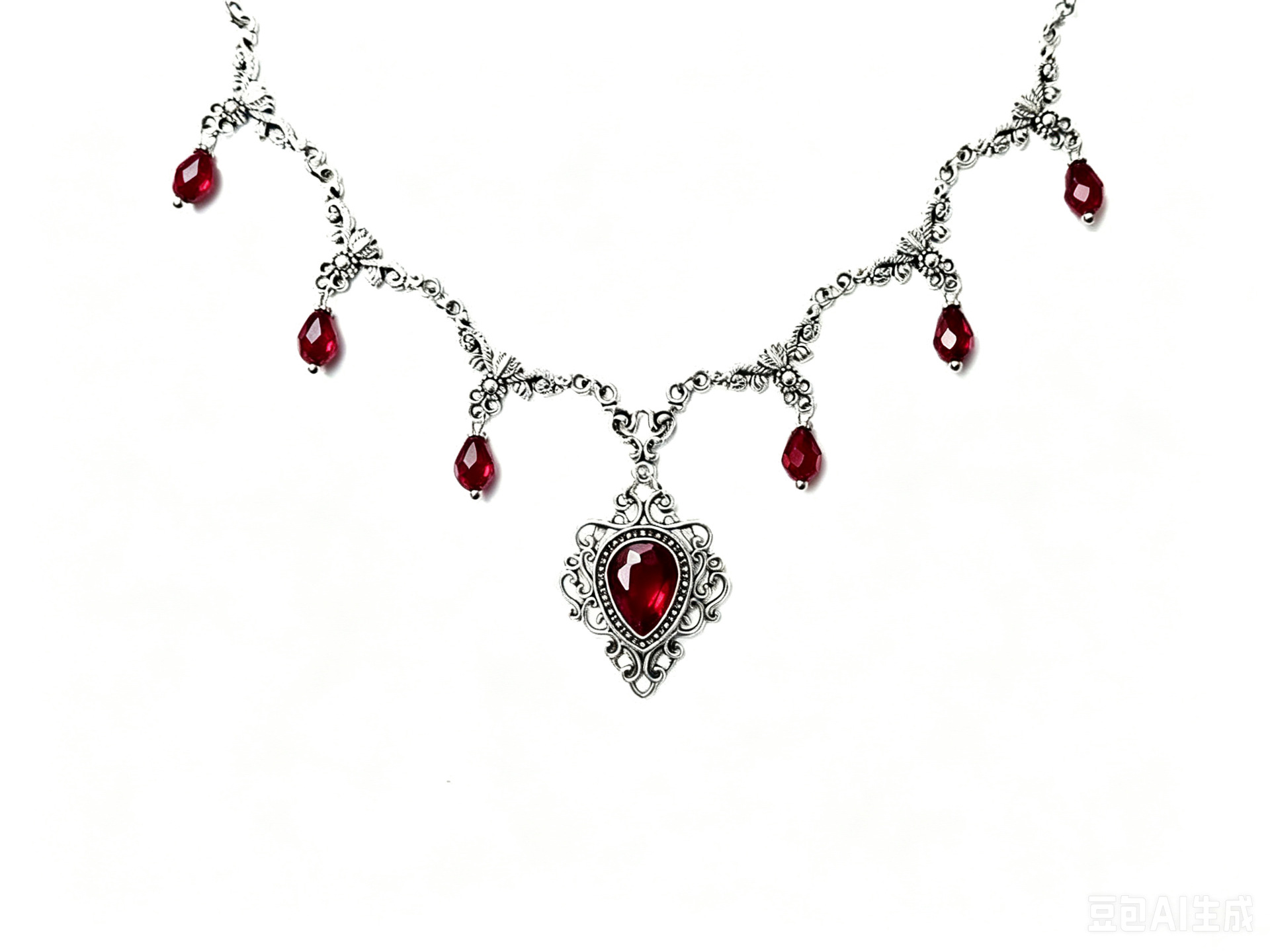 Victoria Embroidered Choker,Go - Men'S Vampire Accessories ulasan dan harga