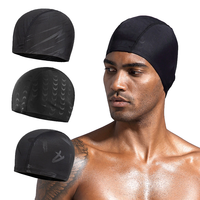 1pc Nylon Waterproof Swim Cap  - Men'S Accessories Essentials ulasan dan harga