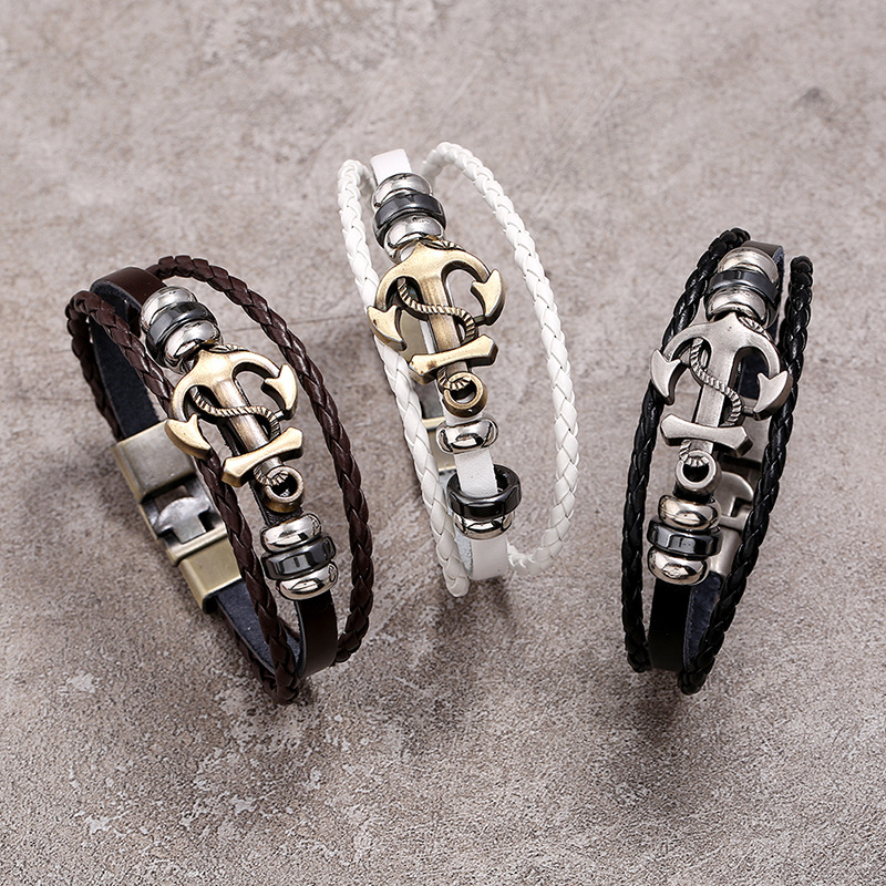 Multi Layered Vintage Leather  - Men Accessories Pk ulasan dan harga