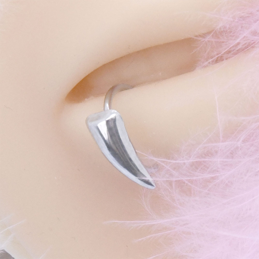 6pcs Stainless Steel Fake Lip  - Men'S Vampire Accessories ulasan dan harga