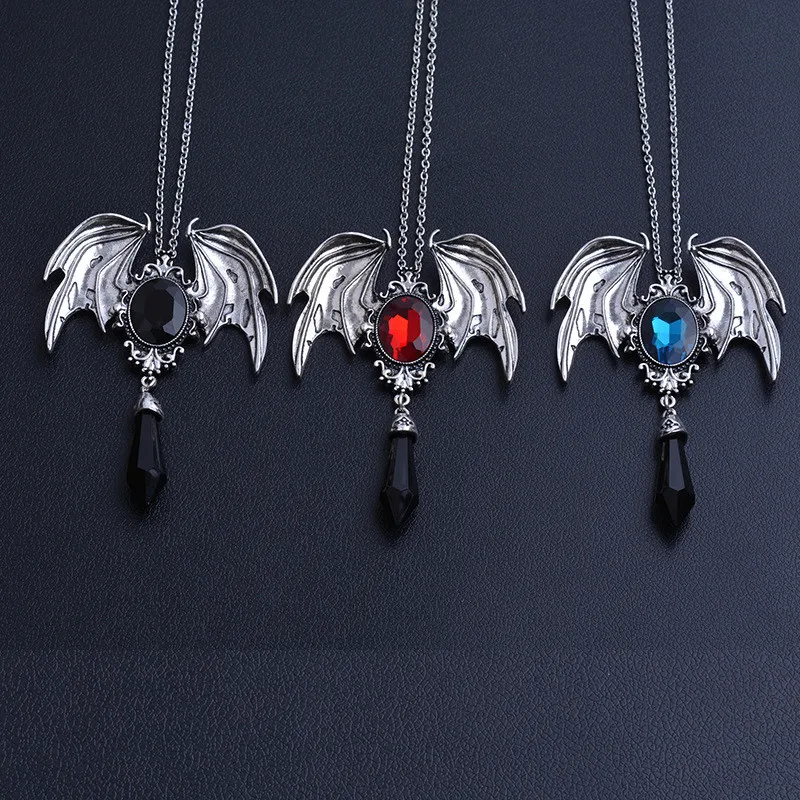 Bat Necklace Women Men Gothic  - Men'S Accessories Jewelry Sale ulasan dan harga